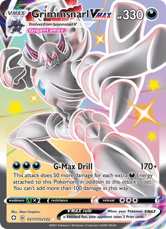Grimmsnarl VMAX SV117 Shining Fates Pokesingles