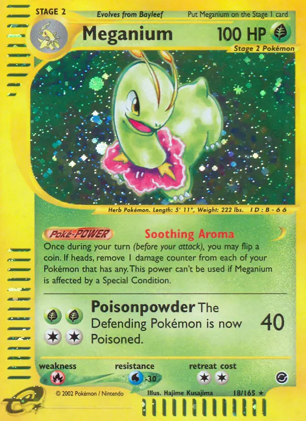 Meganium 18 Expedition Base Set Pokesingles