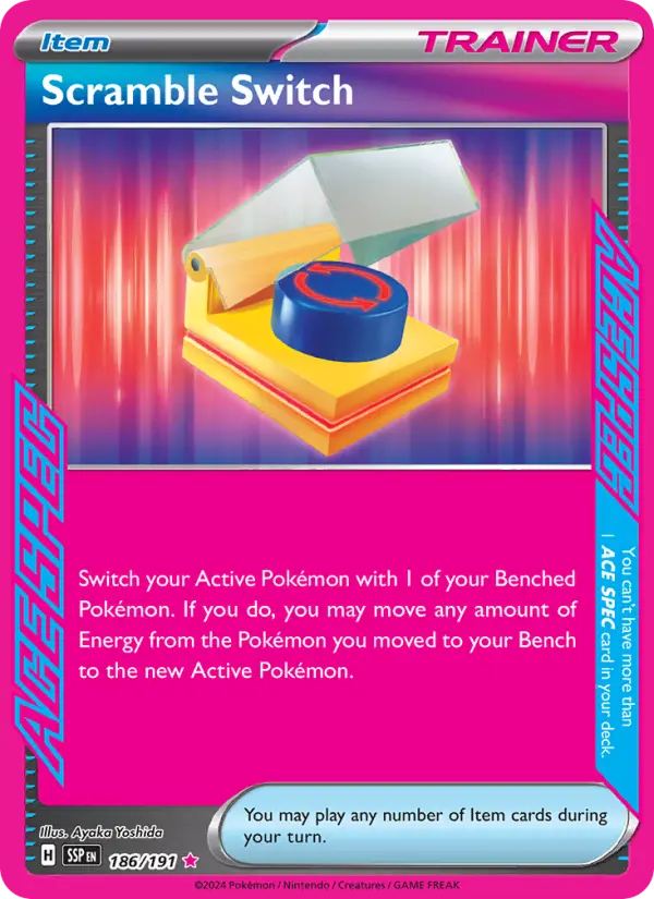 Scramble Switch 186 Surging Sparks Pokesingles