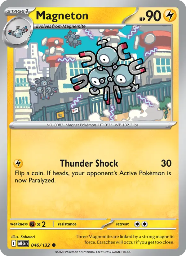 Magneton 46 Mega Evolution Pokesingles