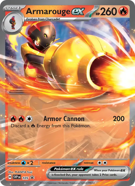 Armarouge ex 105 SVP Black Star Promos Pokesingles