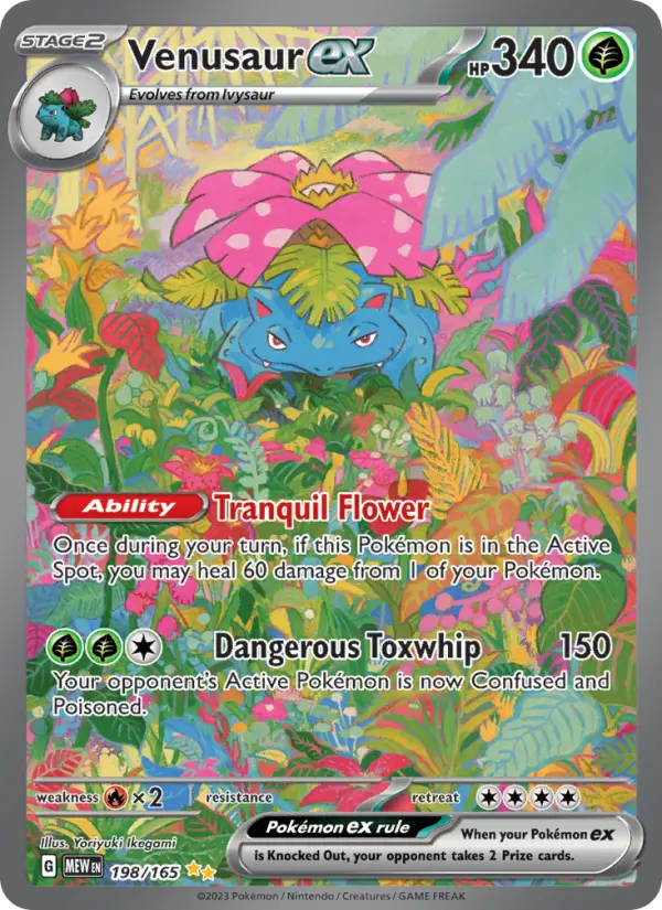 Venusaur ex 198 151 Pokesingles