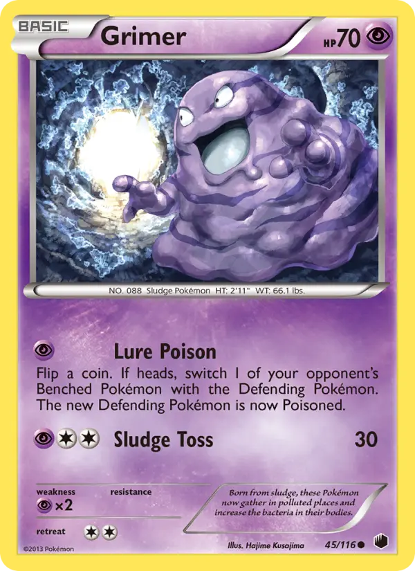 Grimer 45 Plasma Freeze Pokesingles