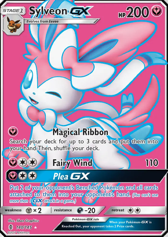 Sylveon GX 140 Guardians Rising Pokesingles