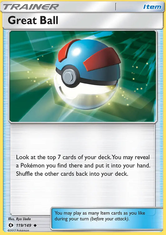 Great Ball 119 Sun & Moon Pokesingles