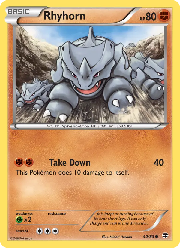 Rhyhorn 49 Generations Pokesingles