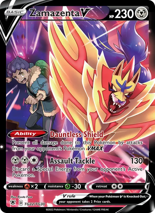 Zamazenta V TG22 Astral Radiance Pokesingles
