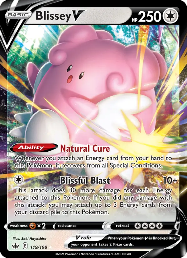 Blissey V 119 Chilling Reign Pokesingles
