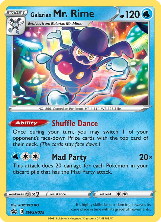 Galarian Mr. Rime SWSH079 SWSH Black Star Promos Pokesingles