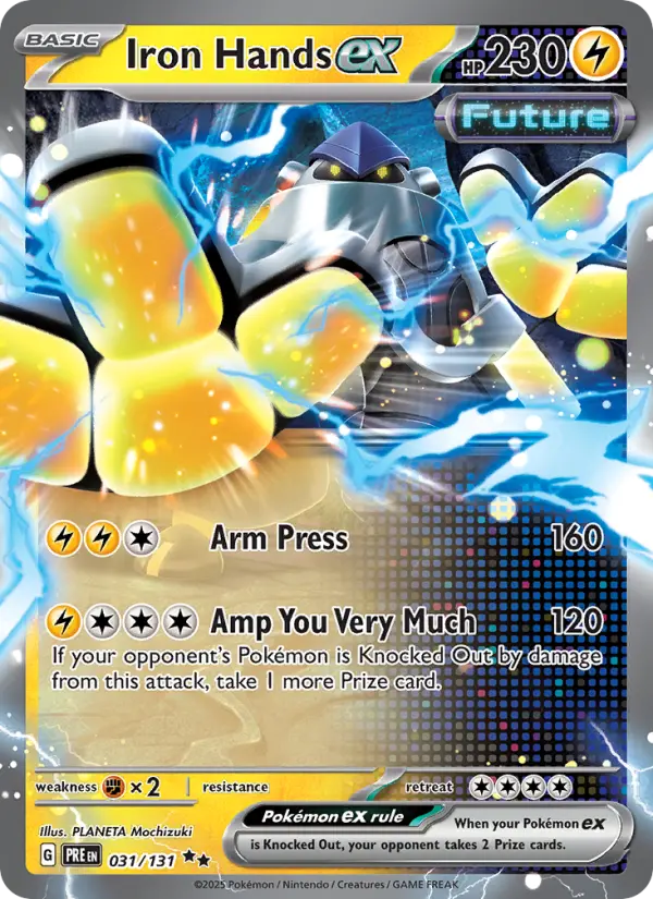 Iron Hands ex 31 Prismatic Evolutions Pokesingles