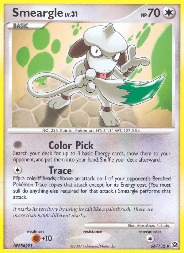 Smeargle 66 Secret Wonders Pokesingles