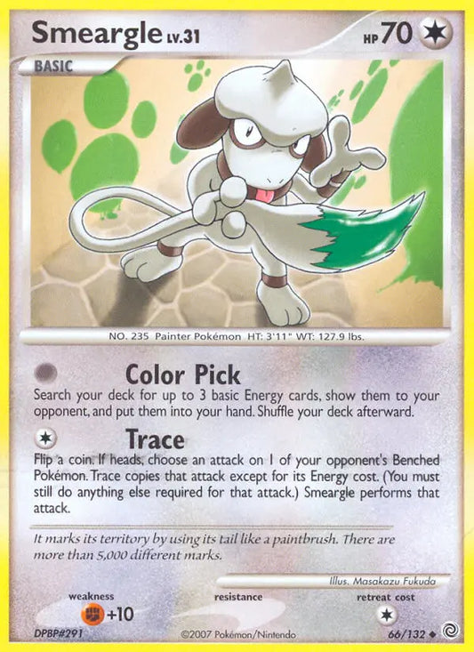 Smeargle 66 Secret Wonders Pokesingles