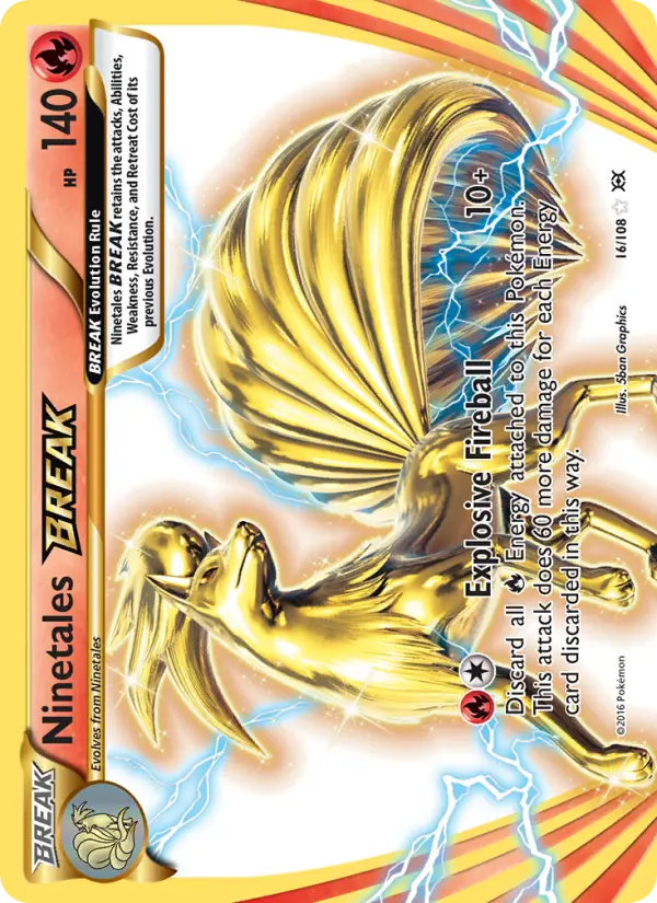 Ninetales BREAK 16 Evolutions Pokesingles