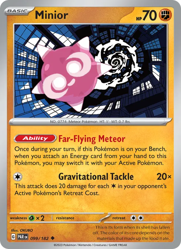 Minior 99 Paradox Rift Pokesingles