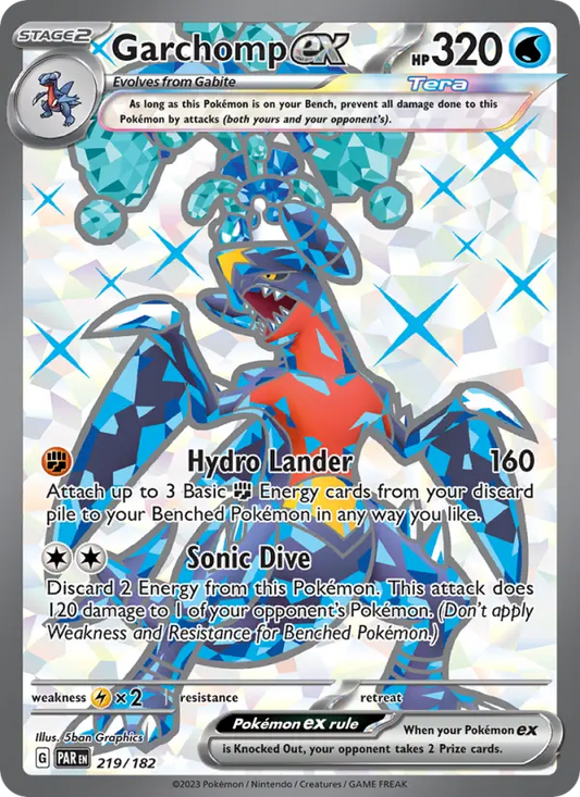 Garchomp ex 219 Paradox Rift Pokesingles