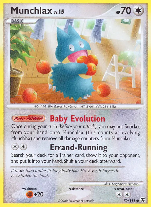 Munchlax 70 Rising Rivals Pokesingles