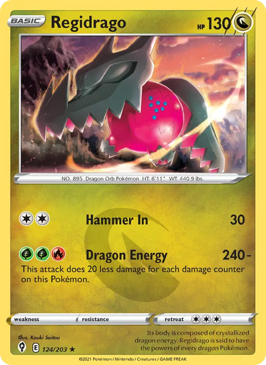 Regidrago 124 Evolving Skies Pokesingles