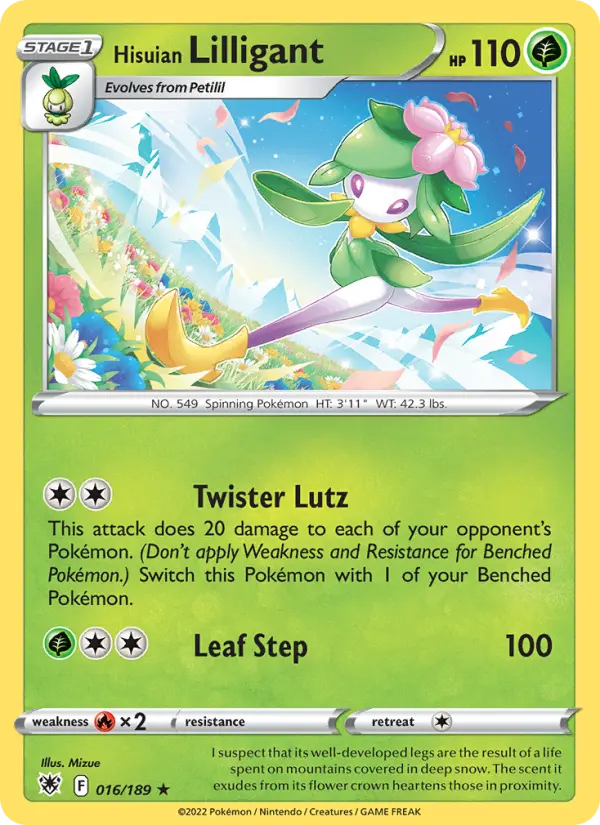 Hisuian Lilligant 16 Astral Radiance Pokesingles