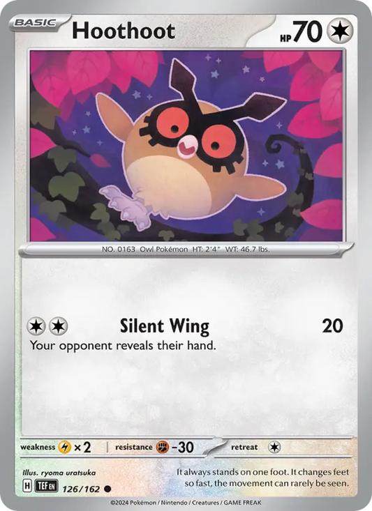 Hoothoot 126 Temporal Forces Pokesingles