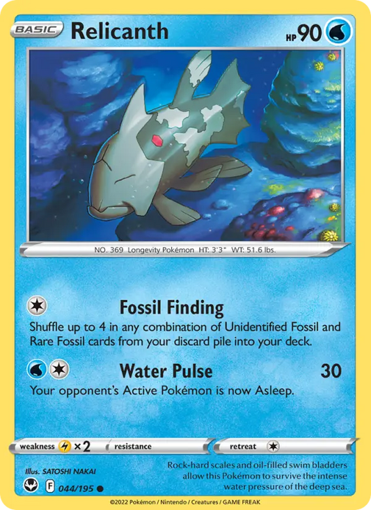 Relicanth 44 Silver Tempest Pokesingles