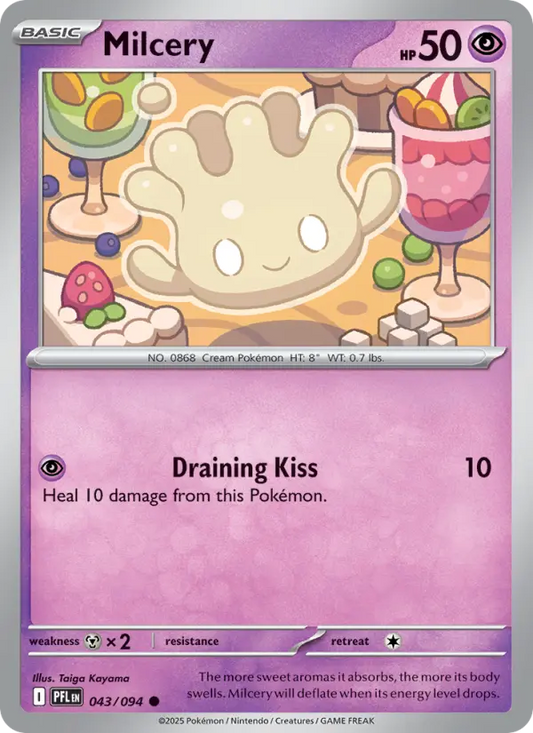 Milcery 43 Phantasmal Flames Pokesingles
