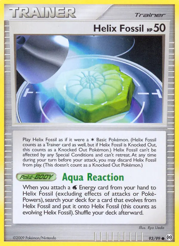 Helix Fossil 93 Arceus Pokesingles