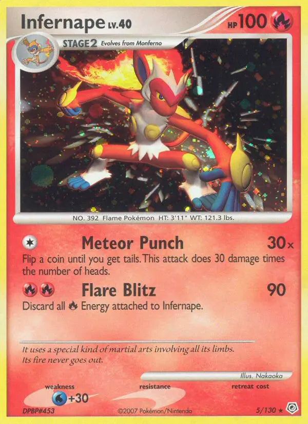 Infernape 5 Diamond & Pearl Pokesingles