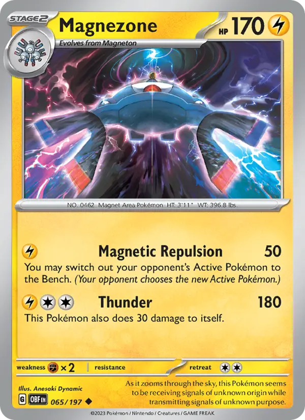 Magnezone 65 Obsidian Flames Pokesingles