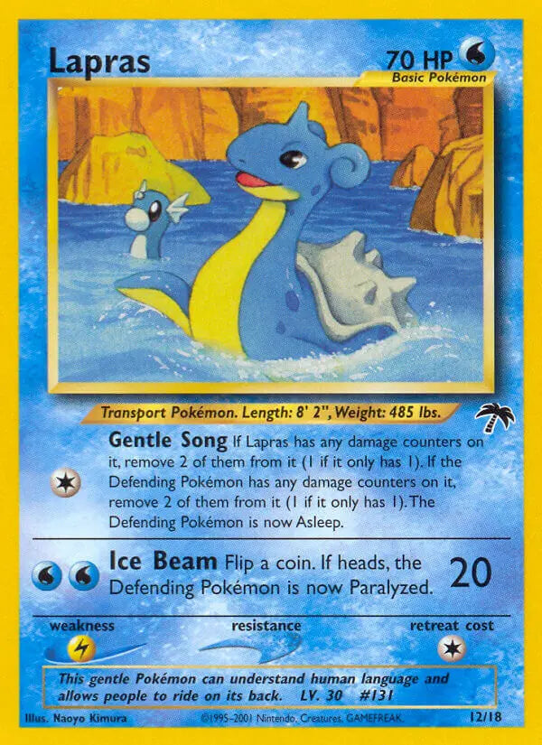 Lapras 12 Southern Islands Pokesingles
