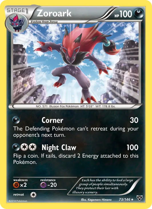 Zoroark 73 XY Pokesingles