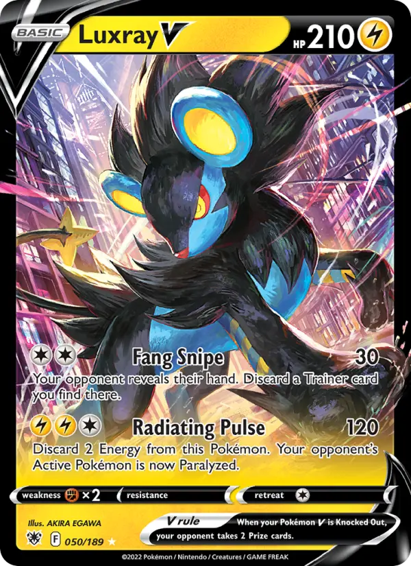 Luxray V 50 Astral Radiance Pokesingles