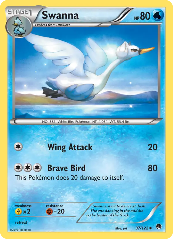 Swanna 37 BREAKpoint Pokesingles