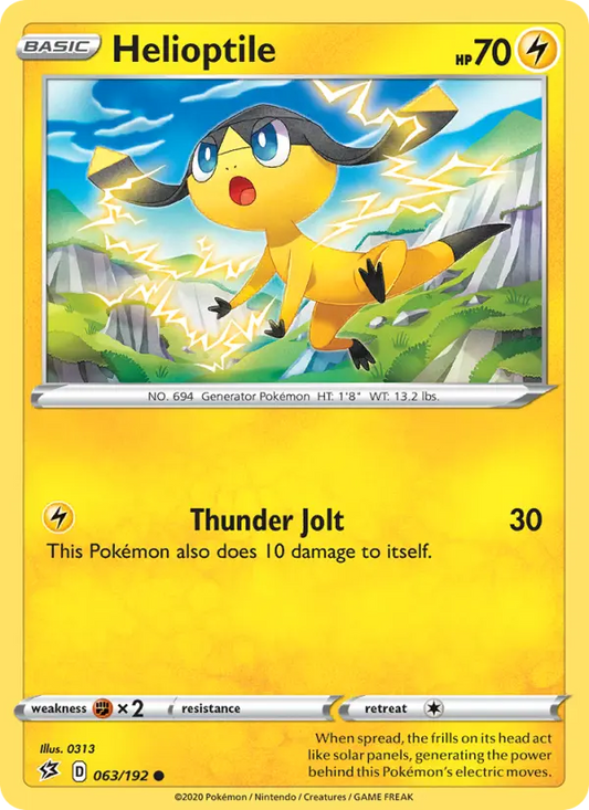 Helioptile 63 Rebel Clash Pokesingles
