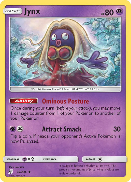 Jynx 76 Unified Minds Pokesingles