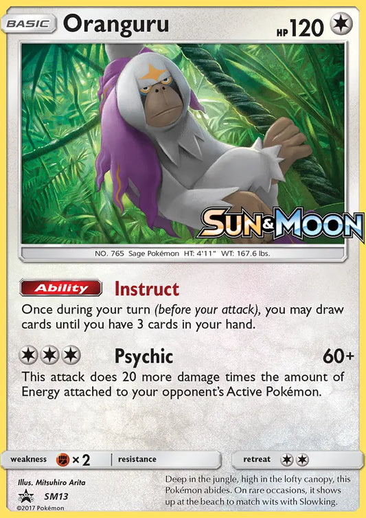 Oranguru SM13 SM Black Star Promos Pokesingles