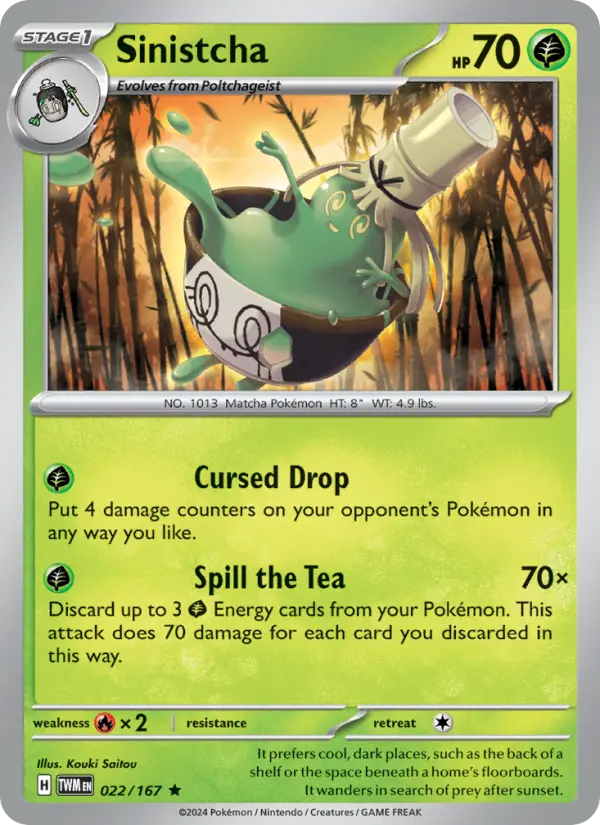 Sinistcha 22 Twilight Masquerade Pokesingles