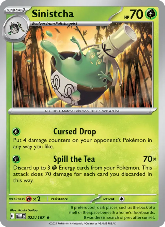 Sinistcha 22 Twilight Masquerade Pokesingles