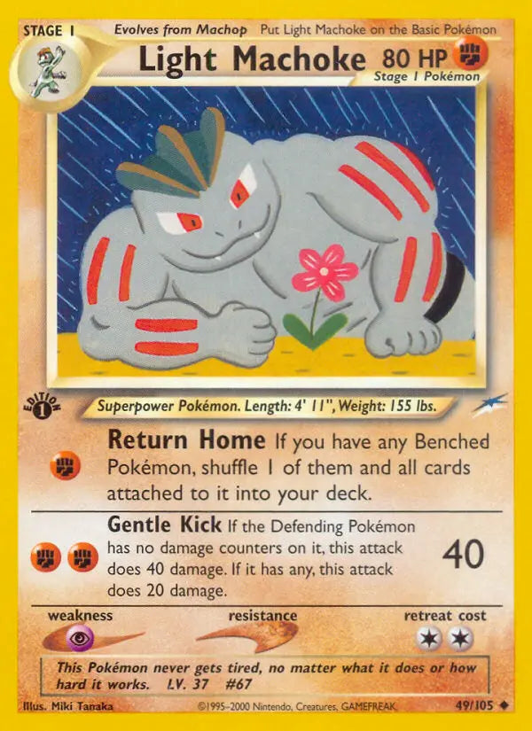 Light Machoke 49 Neo Destiny Pokesingles