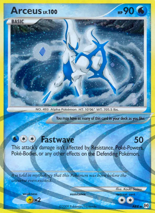 Arceus AR4 Arceus Pokesingles