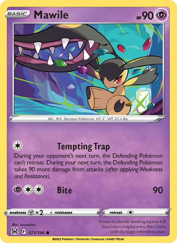Mawile 71 Lost Origin Pokesingles