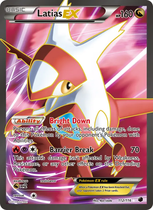 Latias-EX 112 Plasma Freeze Pokesingles