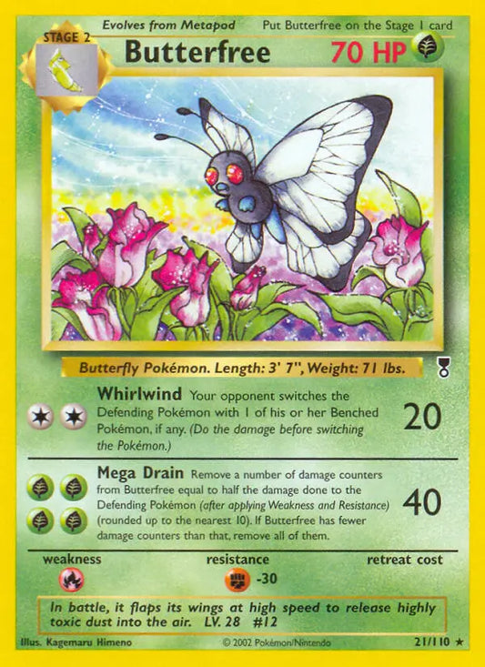 Butterfree 21 Legendary Collection Pokesingles