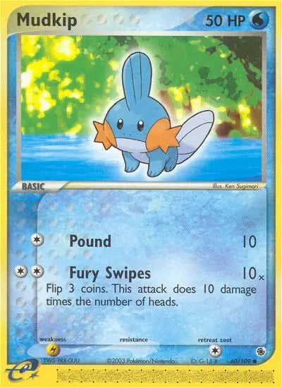 Mudkip 60 Ruby & Sapphire Pokesingles