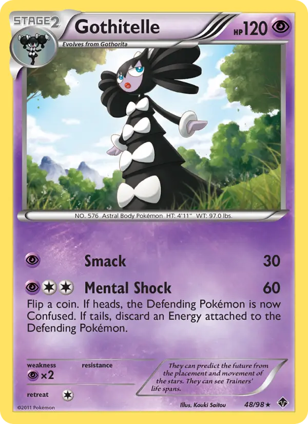 Gothitelle 48 Emerging Powers Pokesingles