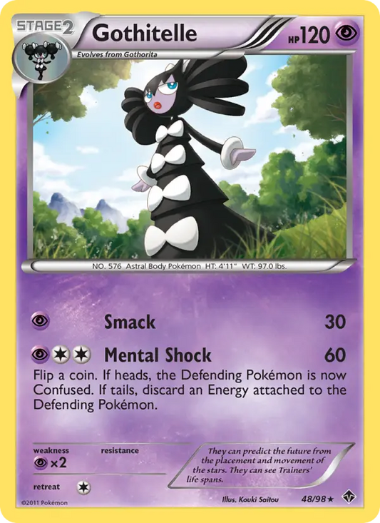 Gothitelle 48 Emerging Powers Pokesingles