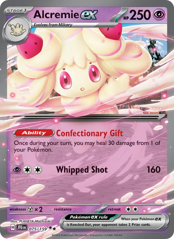 Alcremie ex 75 Journey Together Pokesingles