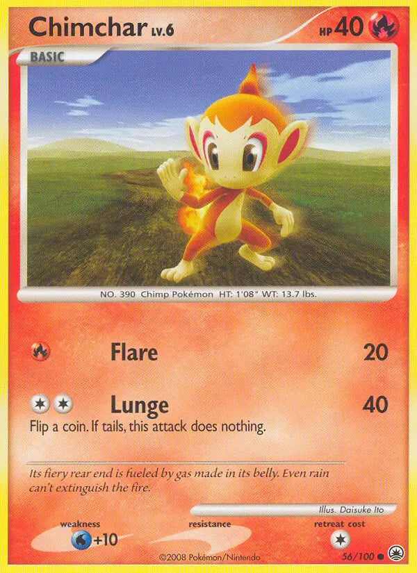 Chimchar 56 Majestic Dawn Pokesingles