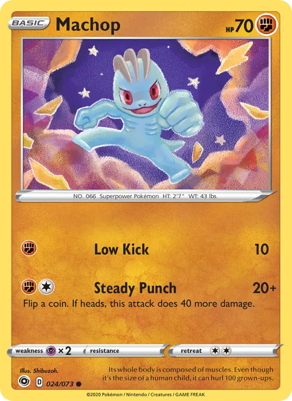 Machop 24 Champion's Path Pokesingles