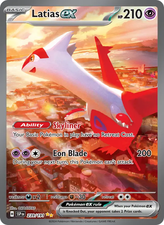 Latias ex 239 Surging Sparks Pokesingles