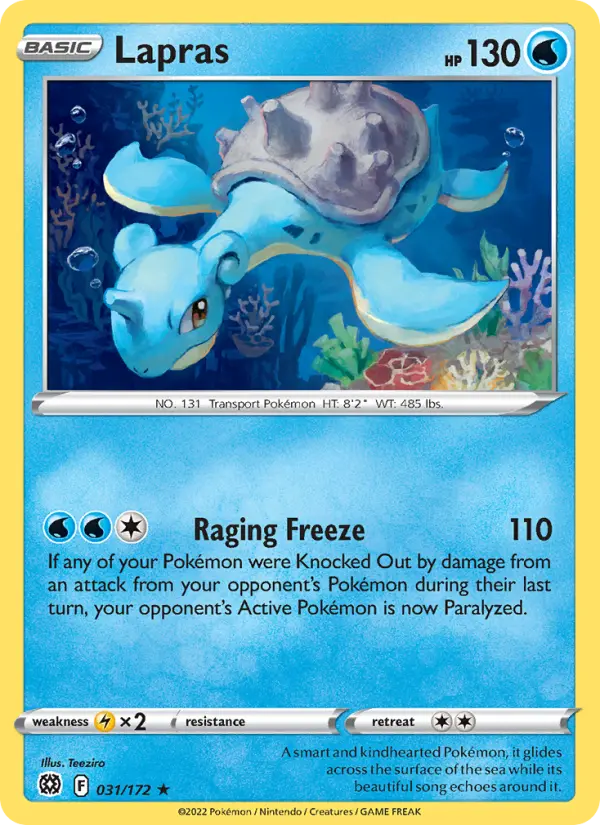 Lapras 31 Brilliant Stars Pokesingles